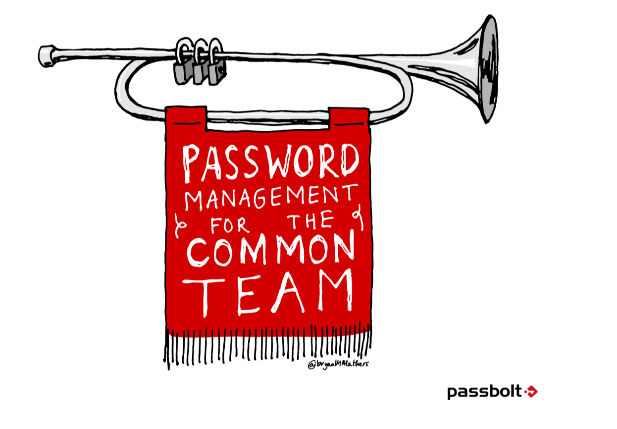 Password management for the common team